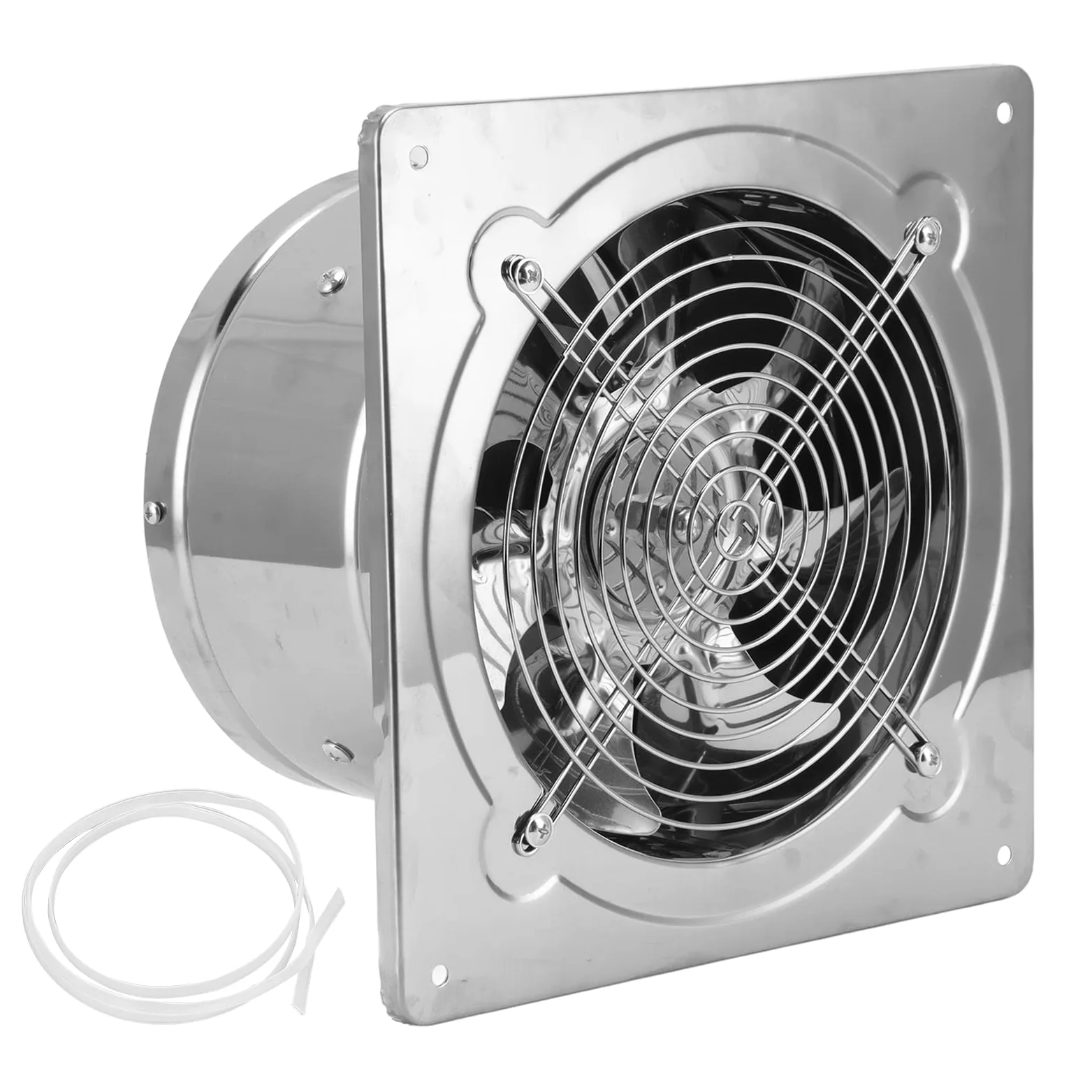 Rengue Extractor de Baño 52 W, diseño desmontable y motor con doble rodamiento de bolas, ventilador de ventilación para baño cocina garaje, uso doméstico y industrial