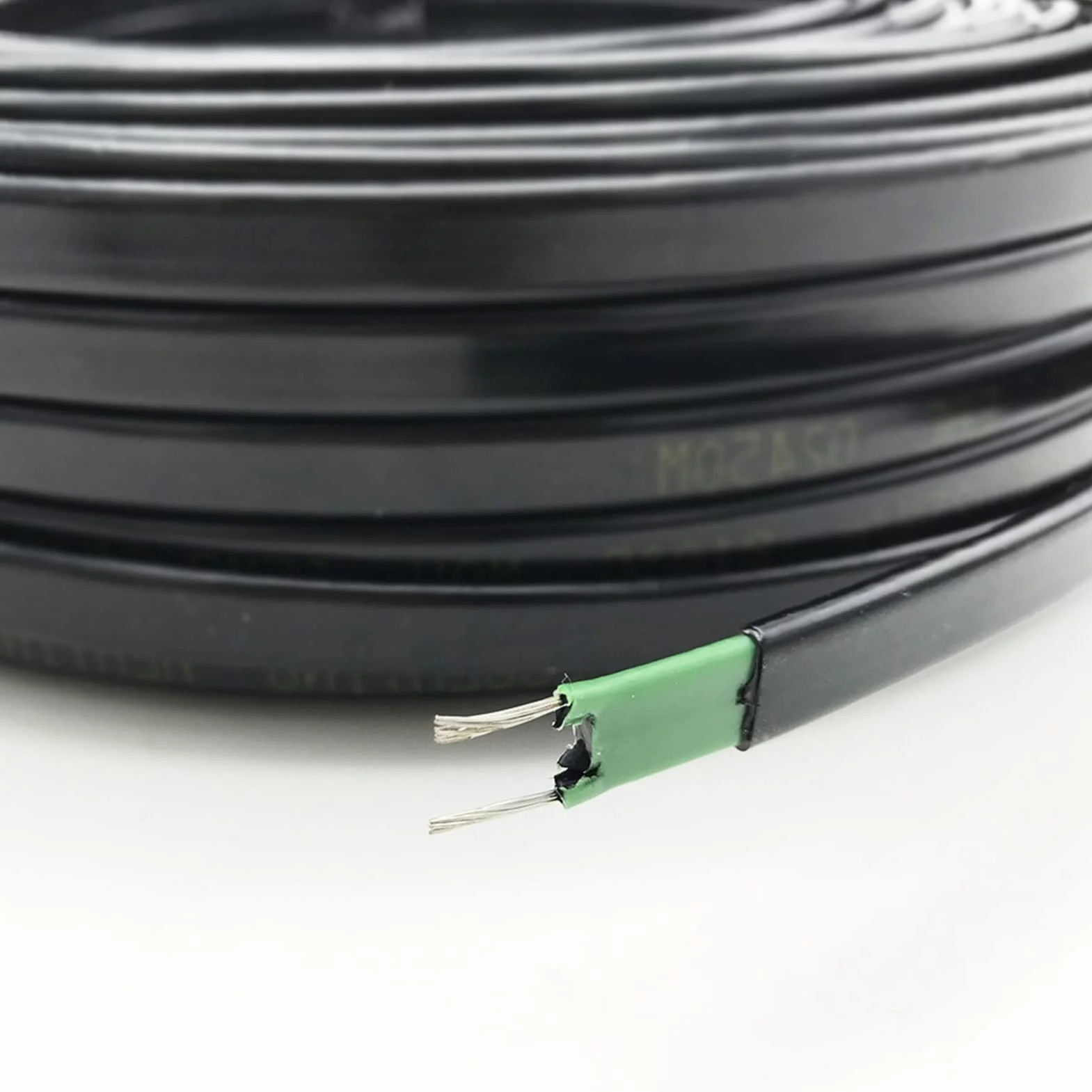 Cable de calentador eléctrico anticongelante for tubería de agua de techo, cable de calefacción de protección contra heladas autorregulador, cable de calentador eléctrico de 12V 24V 110V 220 voltios (