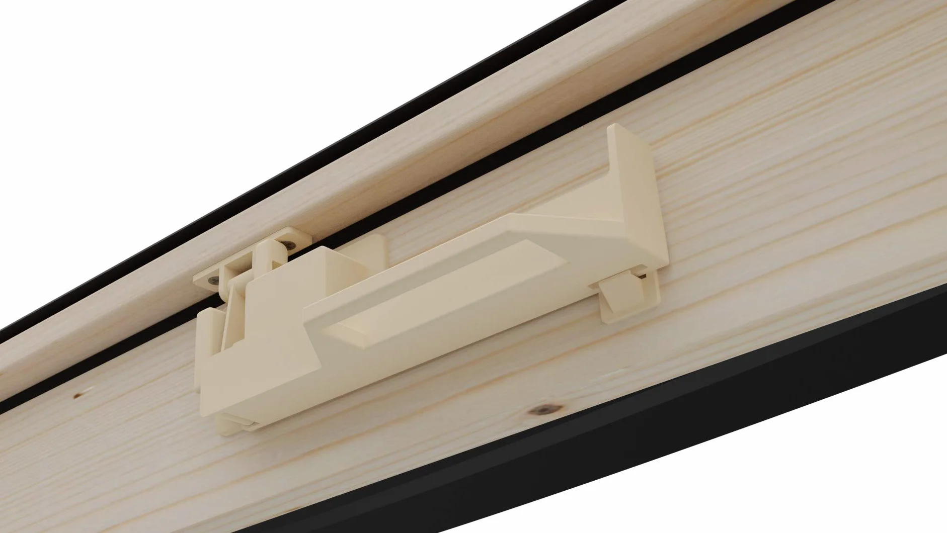 Emica - Claraboya abertura Libro de Aluminio | Línea Best Vidrio Antigranizo y Seguridad Interna 4T-9-4T | Madera de abeto | Ideal para salida de tejado | Ventanas para Tejados (45x55 Base x Alto)