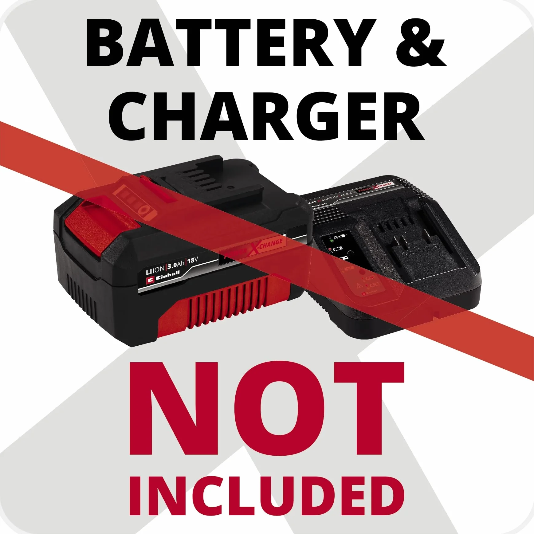 Einhell Amoladora angular con batería TE-AG 18/115 Li-Solo Acc Power X-Change (18 V, 115 mm diámetro de disco, 28 mm profundidad de corte, arranque suave, incl. disco, sin batería)