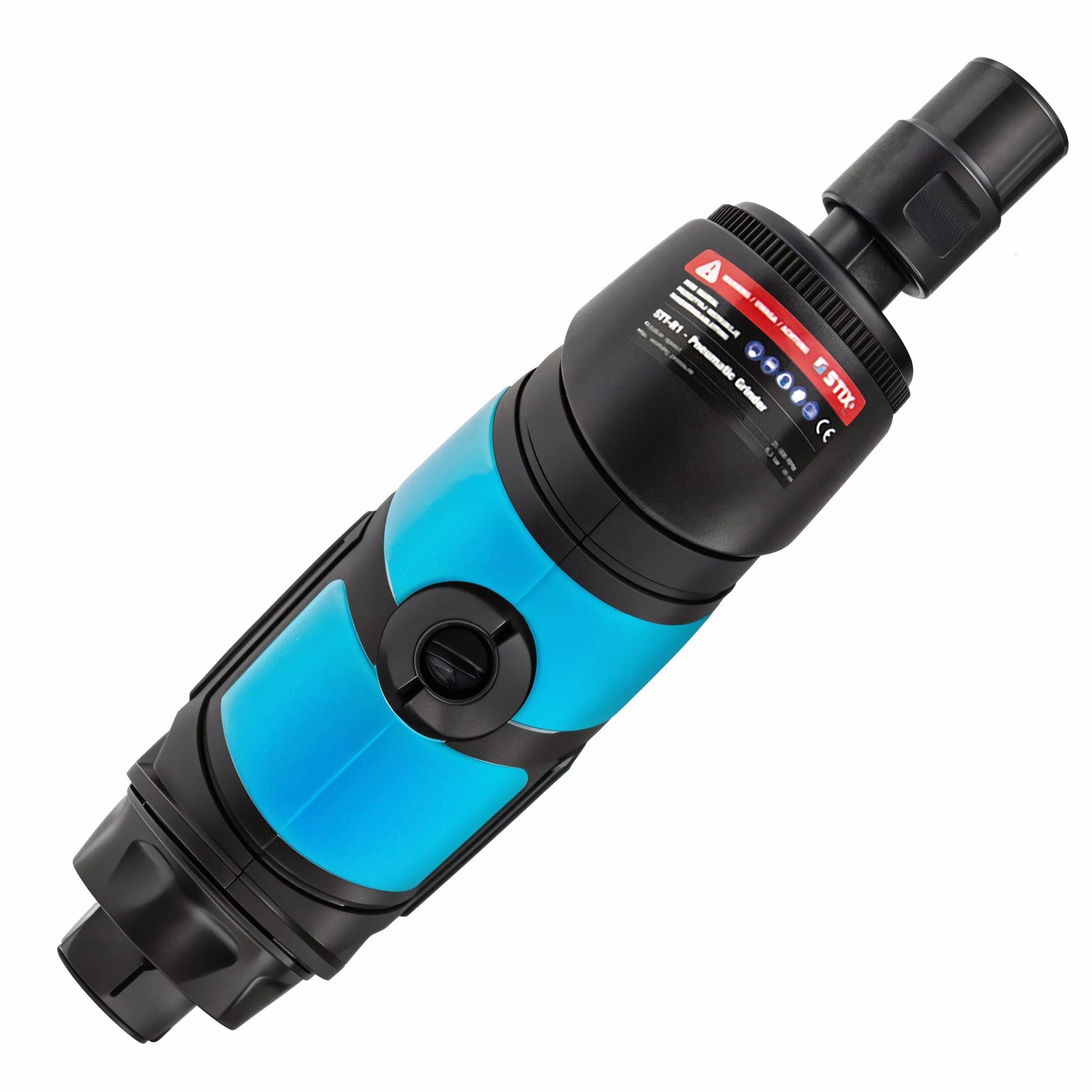 Stix Automotive Equipment Amoladora neumática - Rectificadora recta - Herramienta neumática para esmerilado - pulido - grabado - desbarbado - 25.000 rpm - amoladora de aire comprimido