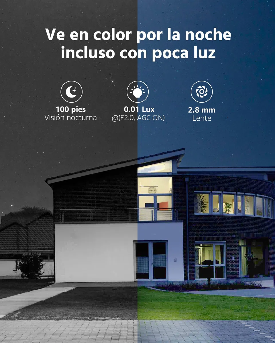 ANNKE H500 PoE Kit de Cámaras de Vigilancia, NVR de 8CH 6MP y 8 Cámaras de Vigilancia IP67 con Visión Nocturna Exir 2.0 Luz Baja a Todo Color, Acceso Remoto, Alerta de App y Disco Duro de 2TB