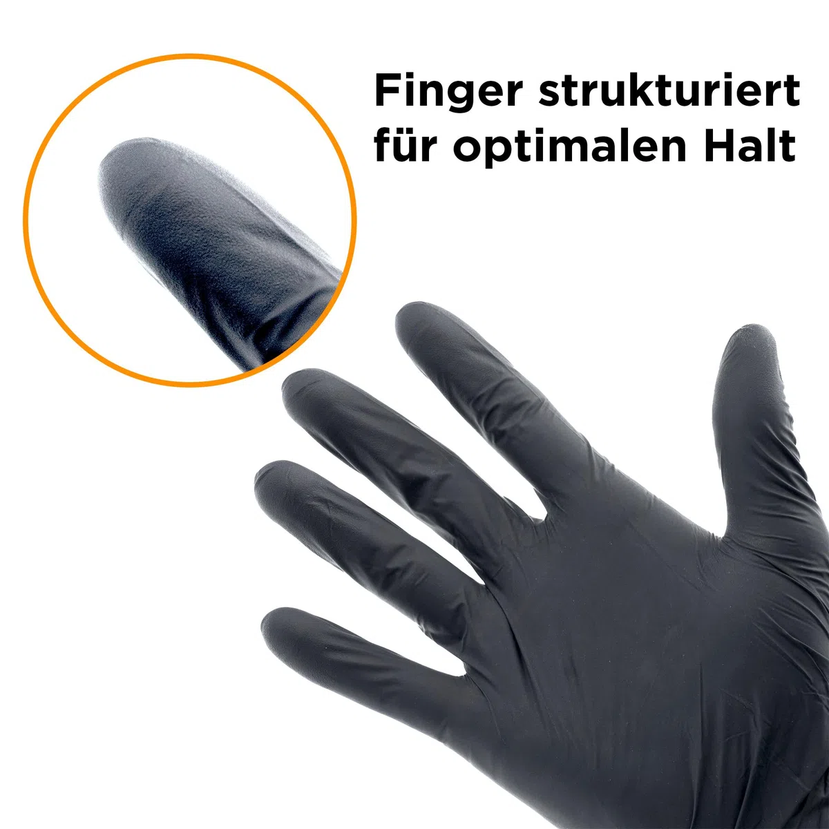 Guantes desechables Black Nitrile, color negro mate, 100 unidades, ideales para cocineros y tatuajes, seguros para alimentos y médicos (M)