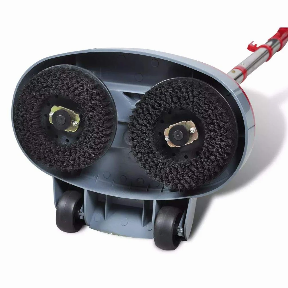 Pulidora y arandela de piso con doble cabeza 5 en 1 - Cerosa de suelo - Limpiador de pisos (ABS, 180 W)