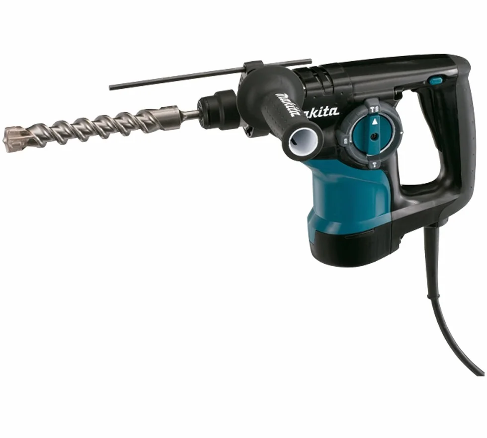 Makita HR2810 - Martillo Ligero Eléctrico con cable 28Mm 3Modos, Negro Y Azul.