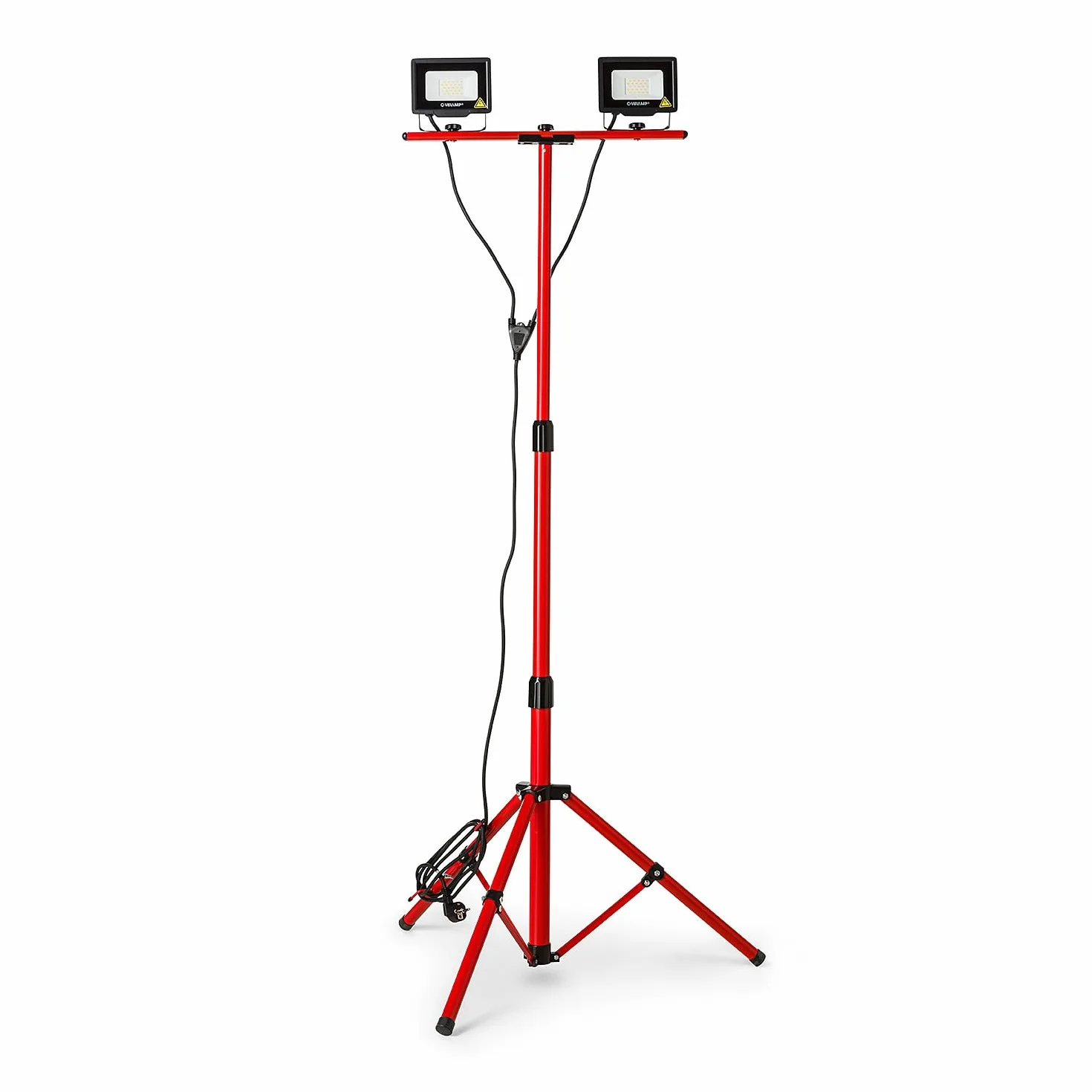 Velamp CABEZAL DOBLE: 2 luces de trabajo LED SMD de 20 W + trípode