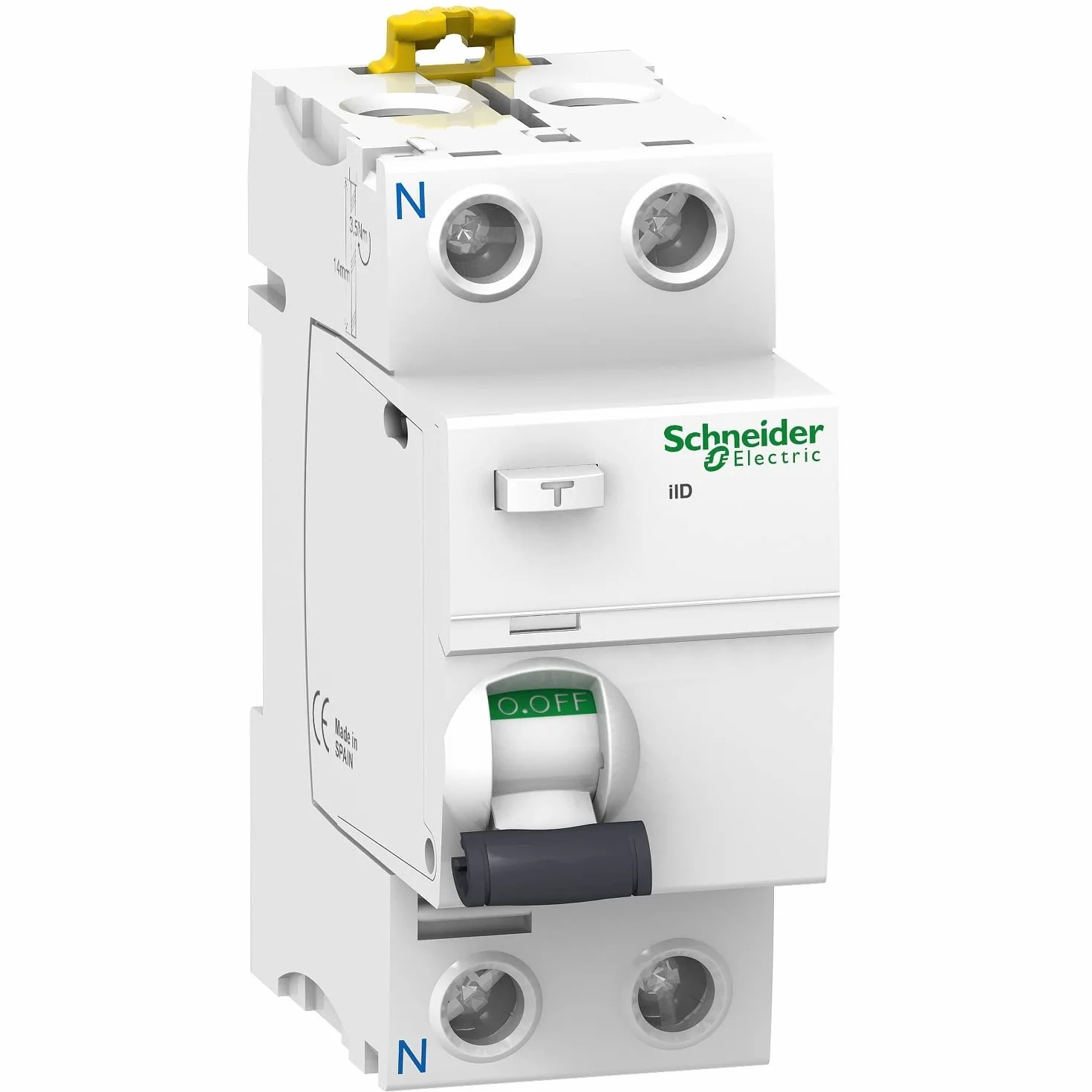 Schneider a9r41240 RCCB disyuntor Actual Residual IID 2P 40 A 30 mA AC, Color Blanco