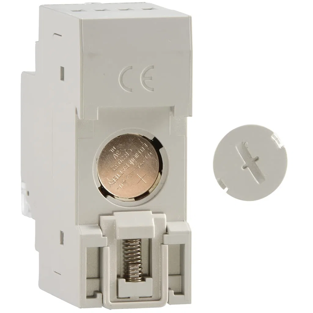 VEMER VE767600 MEMO BT1 – Interruptor Horario Digital y Astronómico, Temporizador con Bluetooth y App para Smartphone, 1 Canal, Montaje en Carril DIN, Blanco