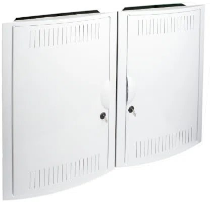 Solera 5504/2L - Conjunto 2 registros ref.5504, enlazados.blanco.Dimensión total 685x530x85.Rejilla disipador calor