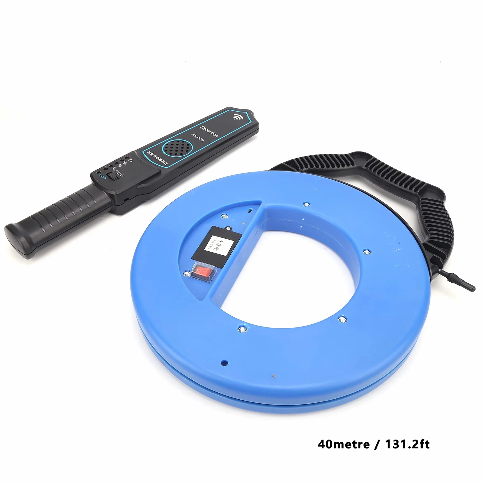 YWBL-WH Detector de Obstrucción de Tuberías, Herramienta de Detección de Posición de Bloqueo del Localizador con Rango de Detección Largo para Tuberías Domésticas (40M)