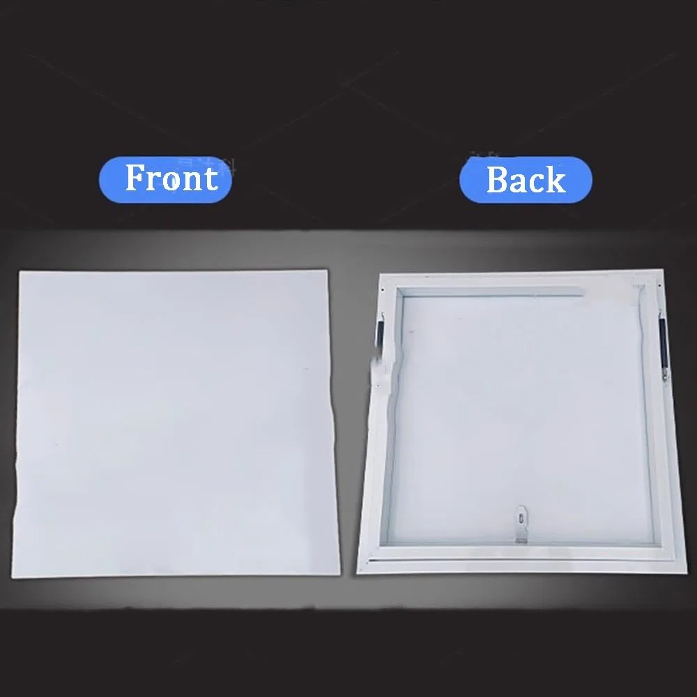 WIGING Trampilla De Acero Galvanizado para Ático Sótano Escaleras Tapa De Salida con Amortiguador De Gas, Impermeable para Ático Tapa De Trampilla para Patio(100x80x7cm)