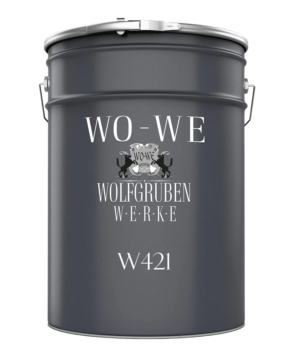 WO-WE W421 Pintura MATE para Madera Muebles Puertas Interior y Exterior - Blanco puro - 5L