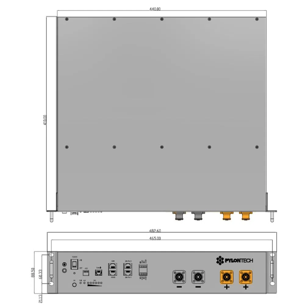 Pylontech US2000 Plus 95 - Batería solar (48 V, 2,4 kWh)