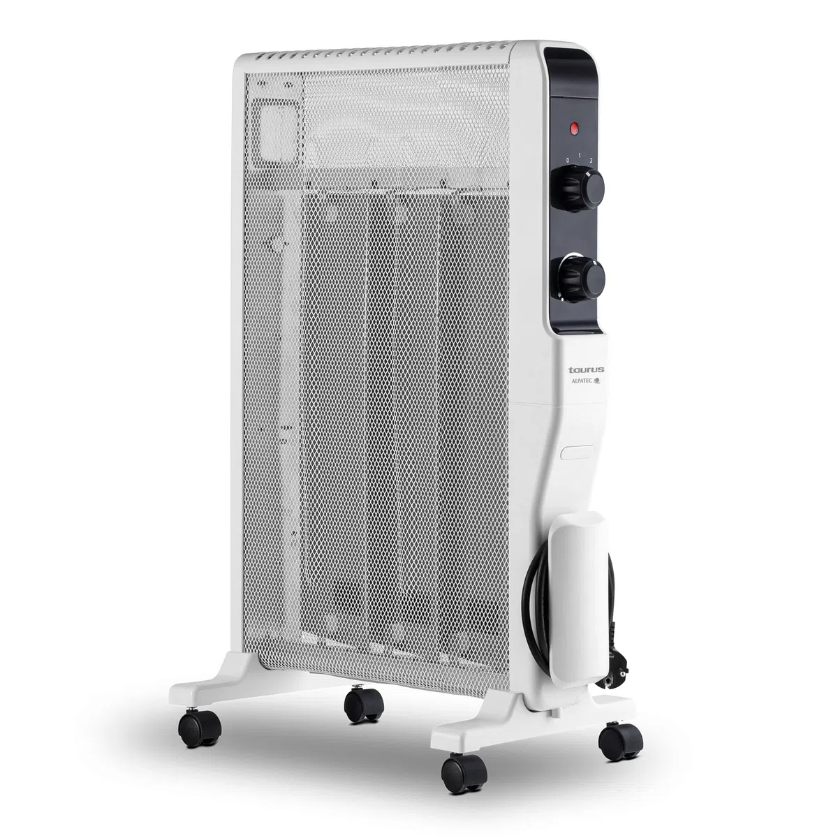 Taurus - Radiador Tropicano Mica 3D 1500 | Tecnología Mica Full | Potencia Ajustable 1500W | Calor Rápido y Silencioso | Protección IP24 y Seguridad