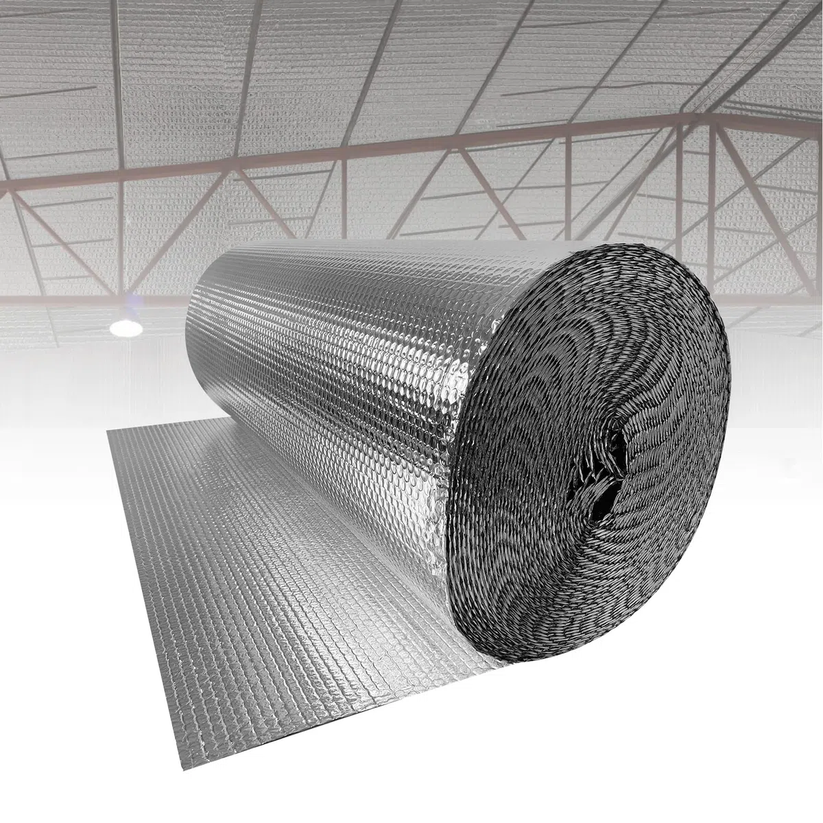LZQ - Película aislante aislante de aluminio para radiadores (3-4 mm, para aislamiento de techos, suelos, paredes 1 × 30 m), color plateado