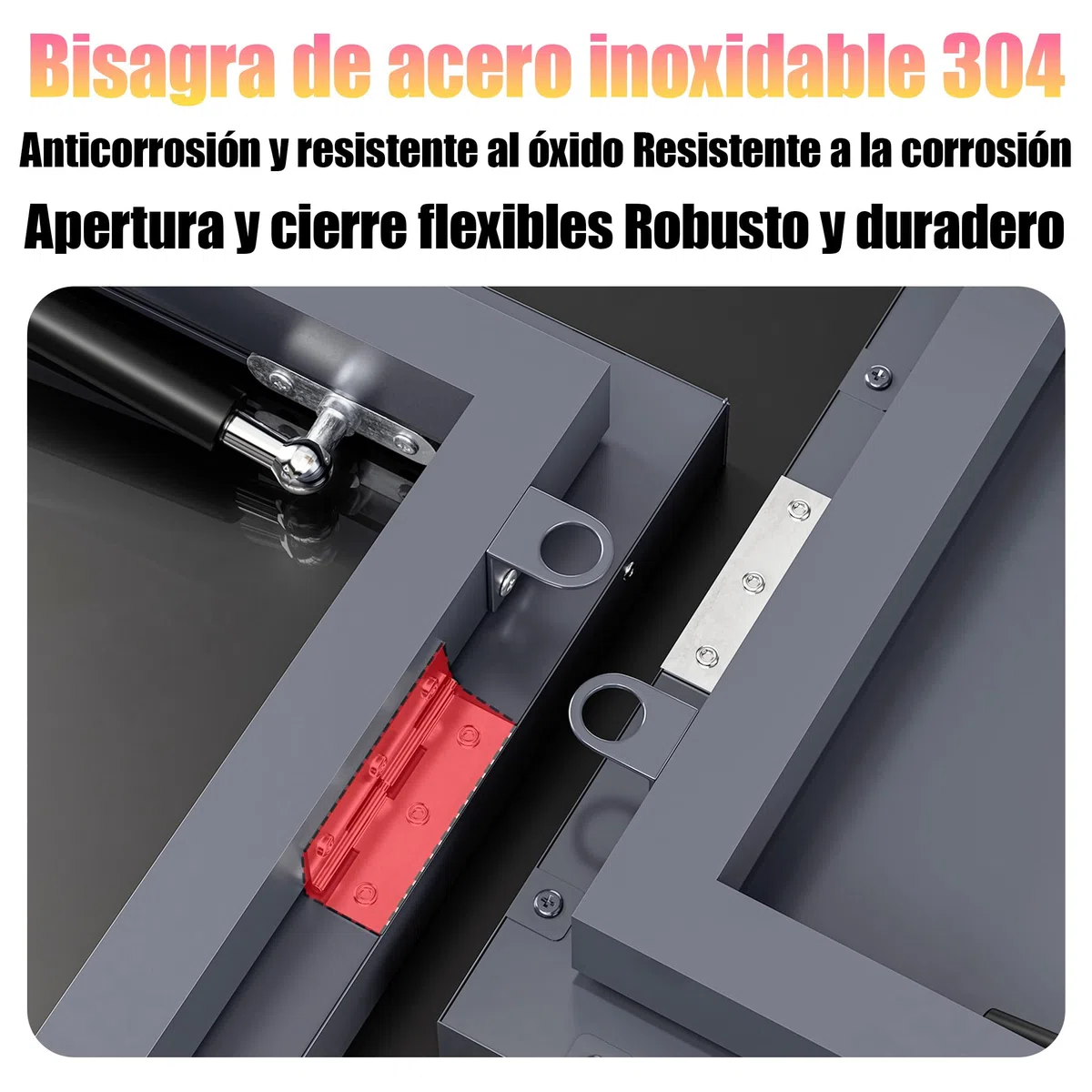 Trampilla De Suelo Placa De Cubierta De Escotilla De Tejado,Trampilla De Suelo Tapa De Salida De áTico Resistente(Interior:750 * 750mm/Exterior:860 * 860mm/Dimensiones Personalizables)