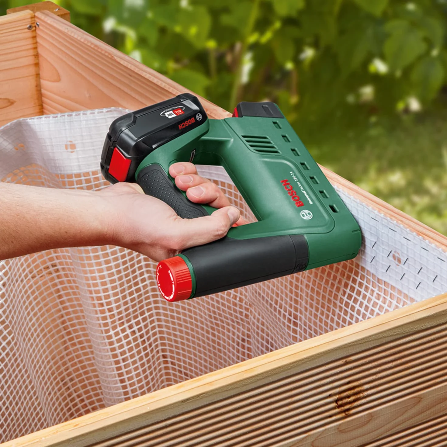 Bosch Home and Garden 06032A7000 Grapadora a batería UniversalTacker 18V-14 (no incluye la batería)