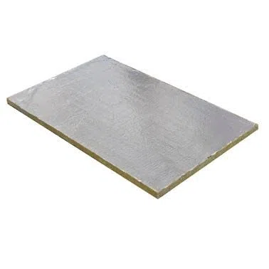 Suinga Panel de Lana de Roca para Chimenea 100x60x3 cm | Aislamiento Térmico Incombustible con Aluminio y Clasificación A1