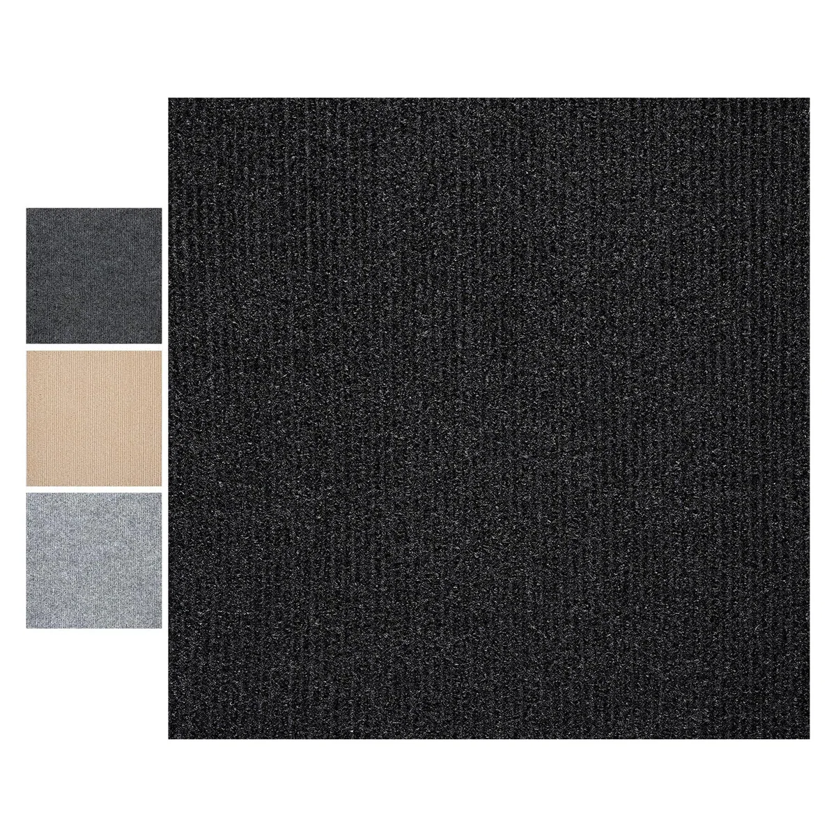 CUCOS Moqueta para Suelo Autoadhesiva – Baldosas de Moqueta de 50 x 50 cm, Alfombra Suave y Acolchada para Dormitorio, Oficina o Pasillo, 20 Baldosas por Caja