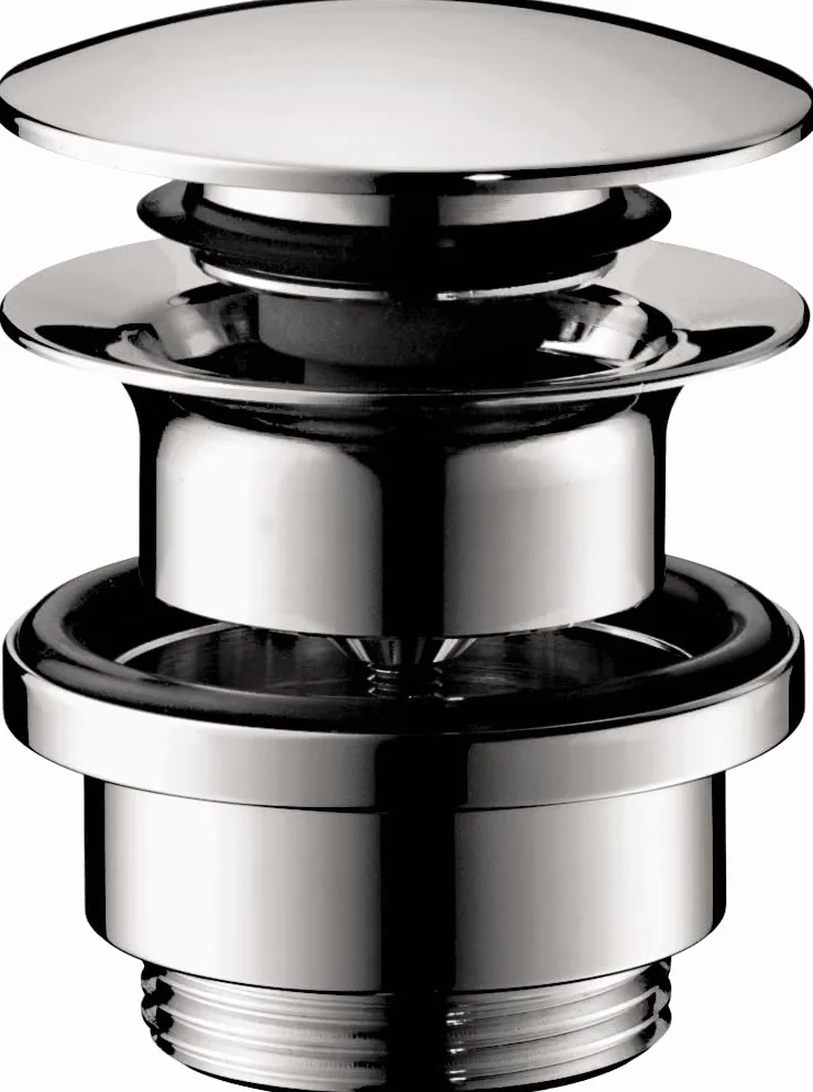 Hansgrohe 50100000 Vaciador Push-Open de 1 1/4", cromo