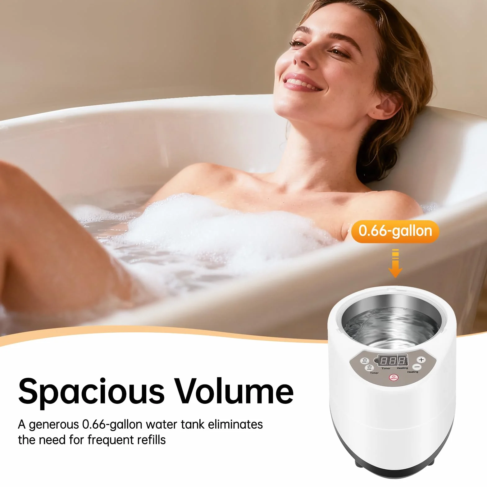 Generador de vapor para sauna 3L acero inoxidable portátil con mando a distancia