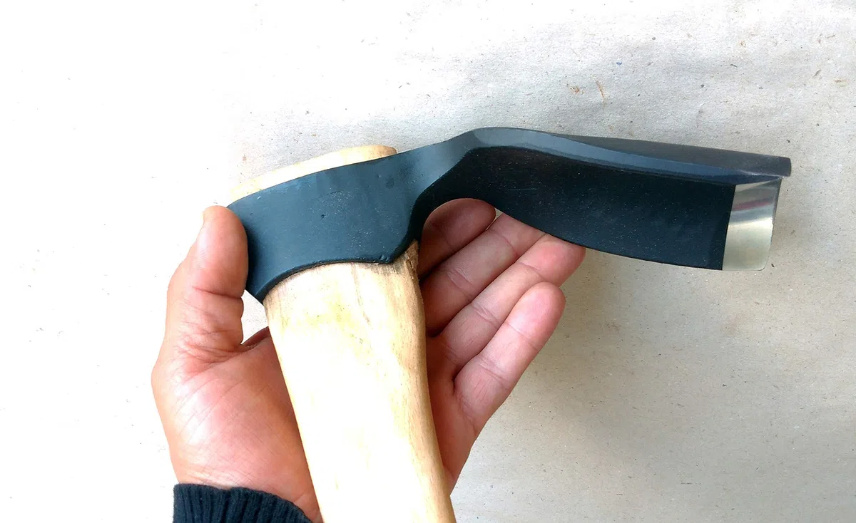 azuela Cuenco curvo para carpintería (tallado en madera, tamaño mediano, biselado