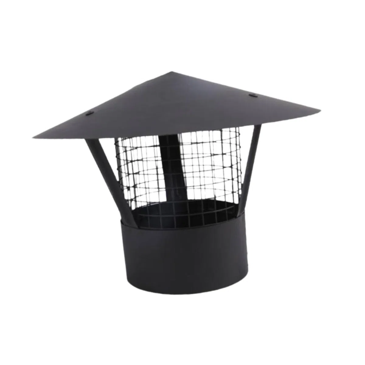 Cubierta de ventilación para chimenea de acero inoxidable, Apto para tubería de 200 mm