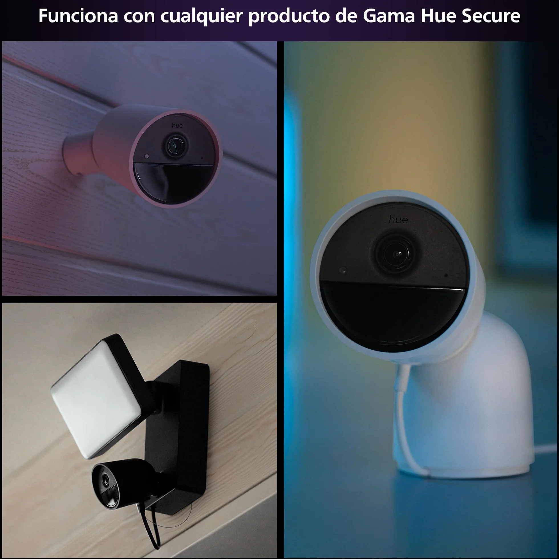 Philips Hue Secure Sensor de Contacto Inteligente para Puertas y Ventanas, Control de Vigilancia y Luz Inteligente con Solo una App, Requiere Bridge, Pack de 2 Sensores, Blanco