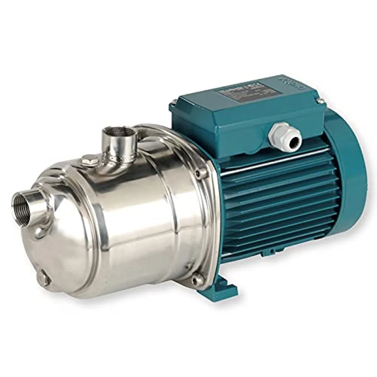 Bomba de agua doméstica autocebante Calpeda NGXM4110 con eyector incorporado - 0,75 KW - Hasta 4,5 M3/H - Monofásico 220V - Suministro de agua - Bombear agua - Aumentar la presión del agua.