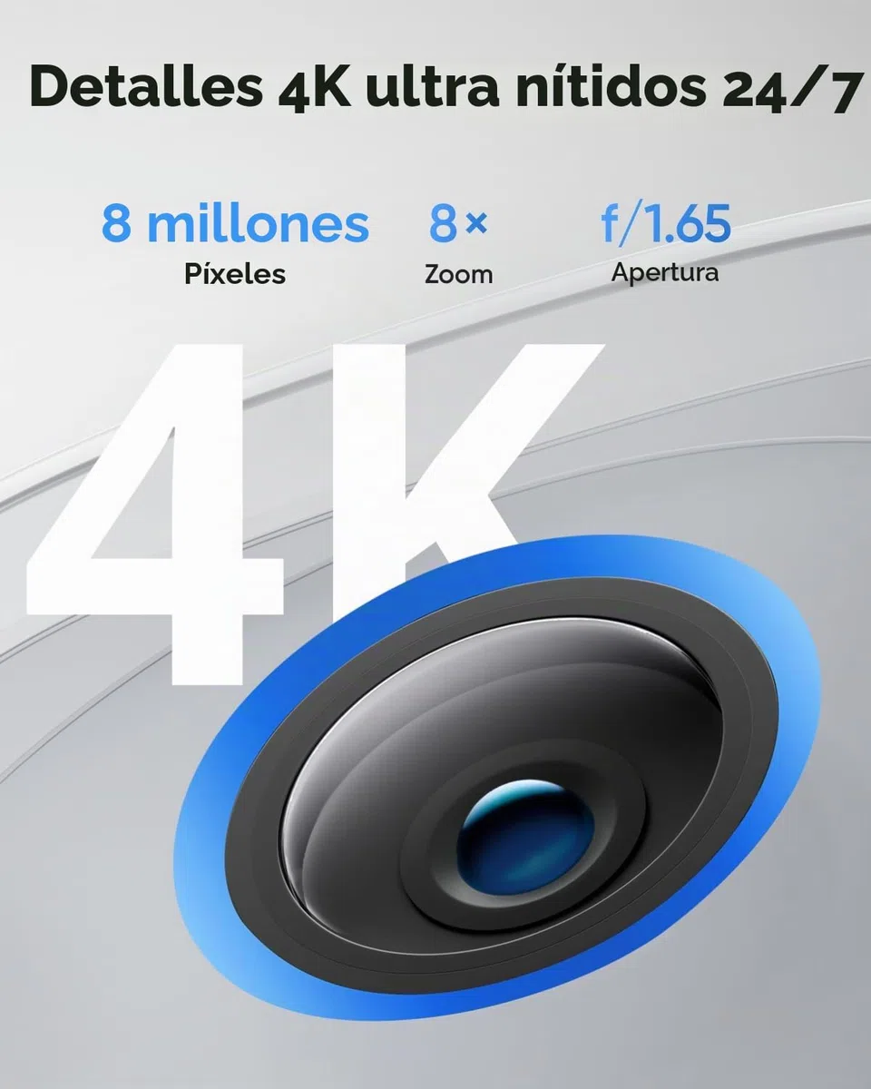 eufy Security eufyCam E330 (Profesional) con 4 cámaras, Seguridad 4K, grabación Continua, enchufable, NVR con Wi-Fi, Disco Duro de 1 TB, 10 Canales, Almacenamiento Local, sin cuota mensual