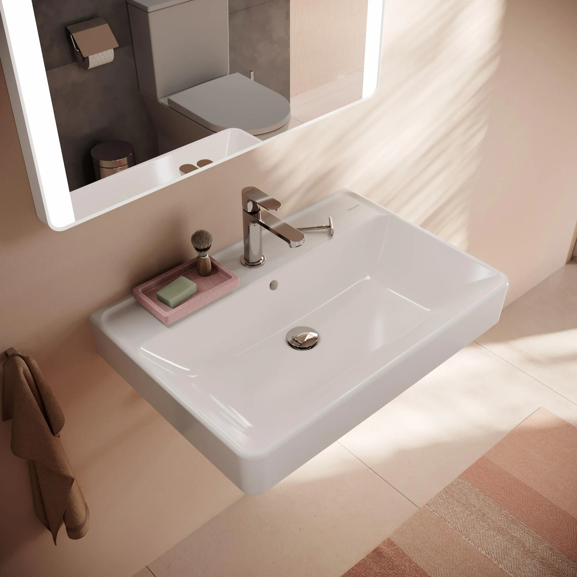 Hansgrohe 50100000 Vaciador Push-Open de 1 1/4", cromo