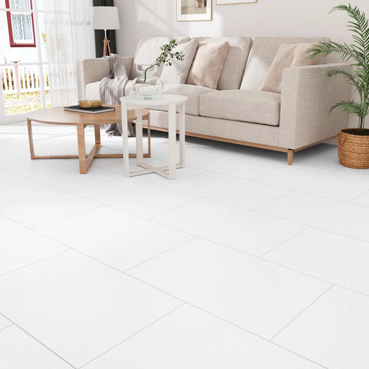 15 Piezas Baldosas Adhesivas Suelo Blanco Suelo Vinilo Autoadhesivo Baño Impermeable Vinilo Suelo Cocina Suelo PVC Lavable Loseta Vinilica Blanco Losetas Autoadhesivas 60cm x 30cm