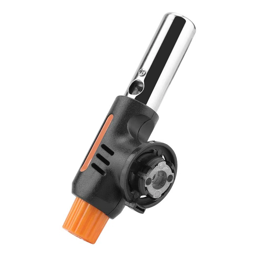 DEWIN Antorcha de Pistola de Llama, Antorcha de Gas para Acampar Soldadura Encendedor de Fuego Quemadores de Butano Pistola de Llama para Barbacoa