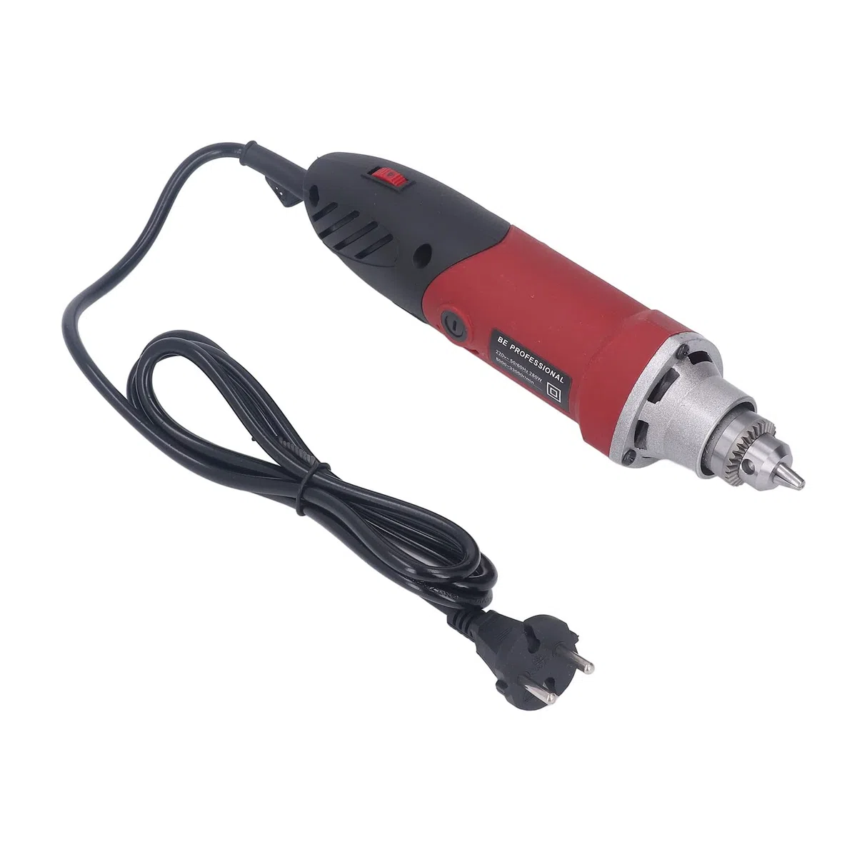 Amoladora Recta Enchufe Europeo Alta Seguridad 220V 280W ABS Amplia Aplicación Amoladora Recta de Perforación Eléctrica