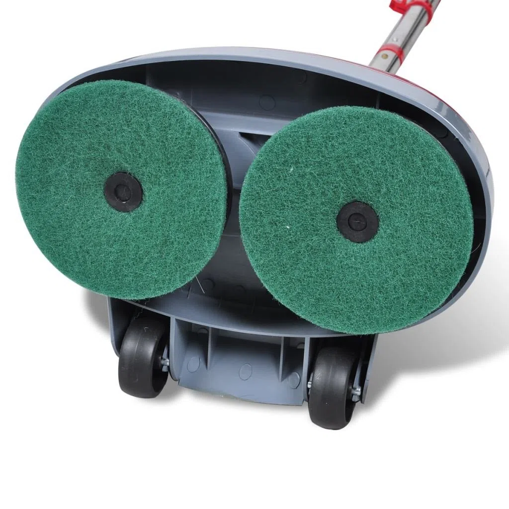 Pulidora y arandela de piso con doble cabeza 5 en 1 - Cerosa de suelo - Limpiador de pisos (ABS, 180 W)