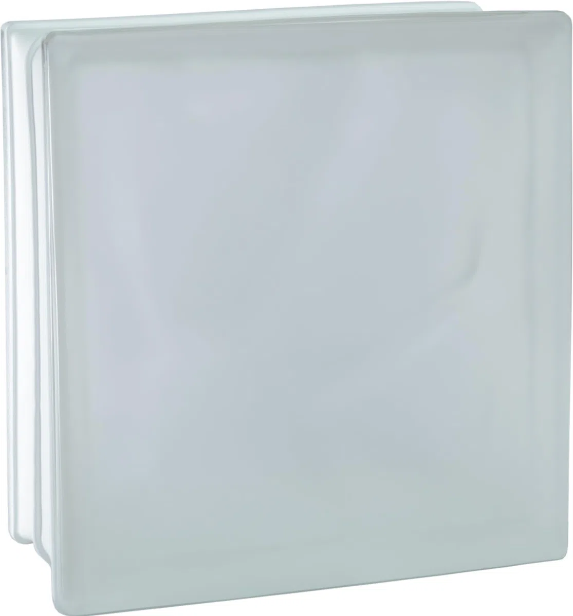 4 pieza BM bloques de vidrio nube SUPER white bloque de vidrio satinado por dos lado 24x24x8 cm