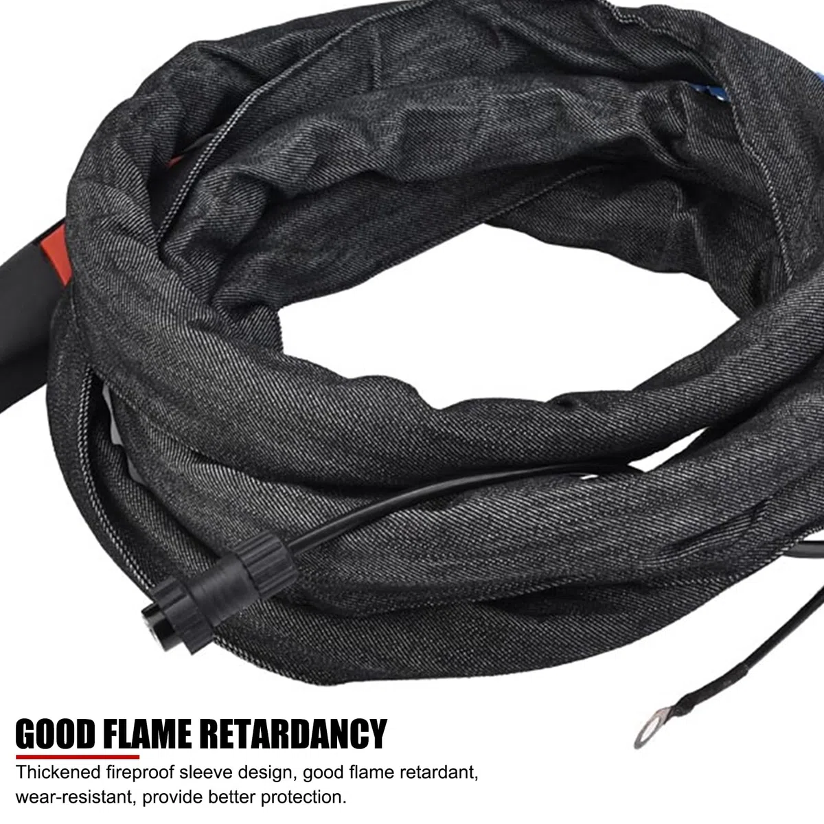 Último P80 Antorcha Cortador de plasma Soldadura Pistola de corte Arco piloto Arranque no táctil 2 pines Conector HF Cable completo para máquina CNC LGK60 LGK80 LGK100(4M)