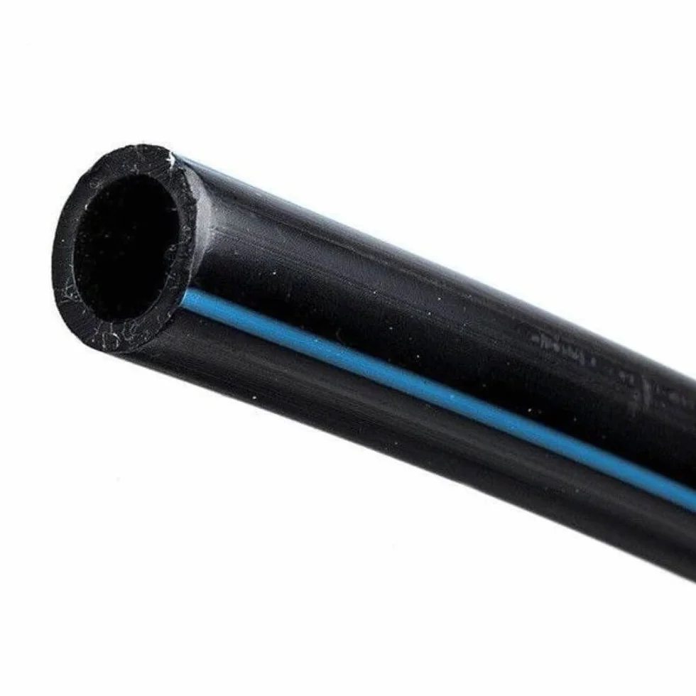 Suinga Tuberia agua potable 25mm 10 bar 25m | Tuberia 25 mm PE100 Alimentaria alta densidad | Tuberia Polietileno banda azul AENOR, negro