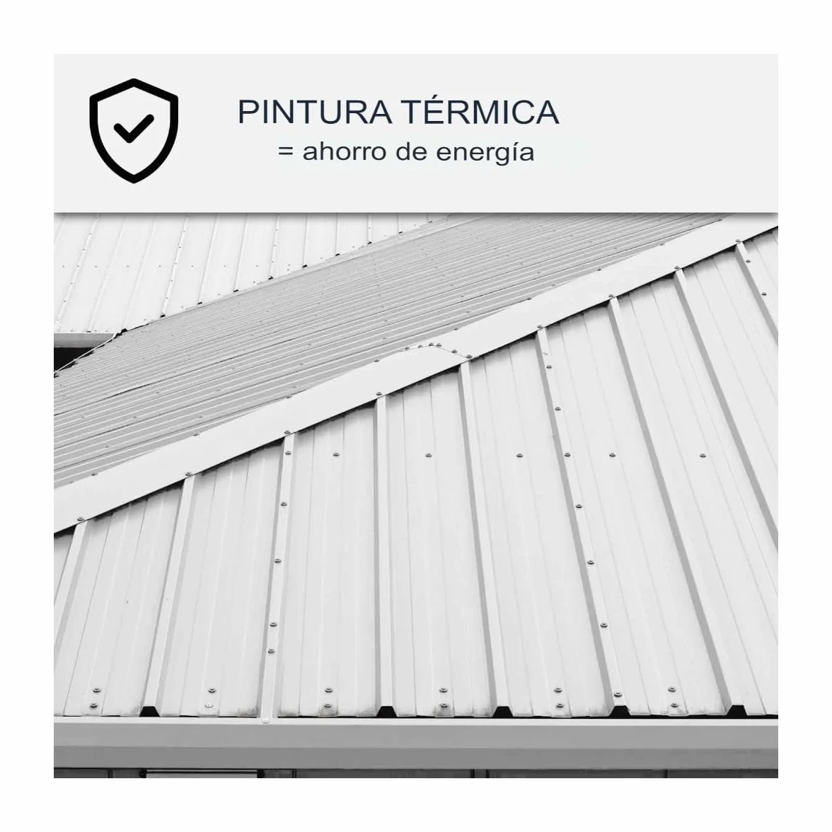 ARCANE INDUSTRIES Pintura para tejados de chapa, anticalor y anticorrosión - ARCAREFLECT ANTICO - 2,5 L Blanco