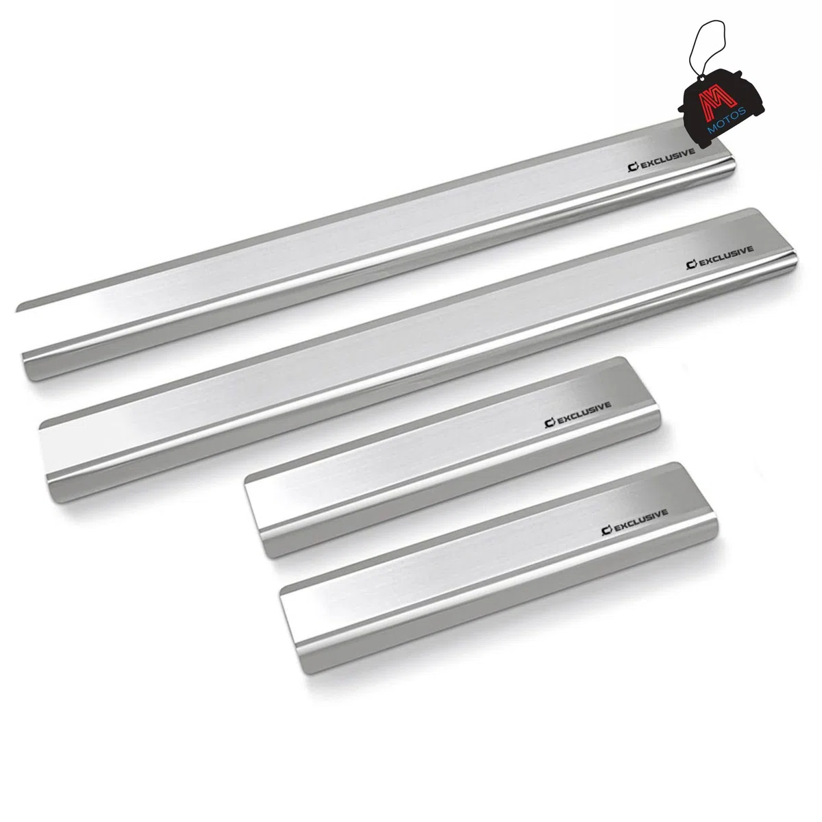 Satén Embellecedores de umbral de puerta de acero inoxidable para Toyota RAV4 IV 2013-2018 5 -Puerta. Mayor confort de marcha con placas de umbral resistentes al ácido - Protección contra arañazos