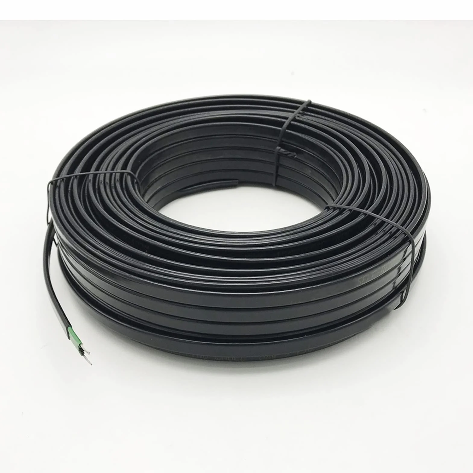 Cable de calentador eléctrico anticongelante for tubería de agua de techo, cable de calefacción de protección contra heladas autorregulador, cable de calentador eléctrico de 12V 24V 110V 220 voltios (