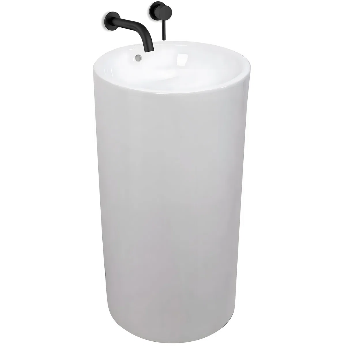 Rea ESTERA Lavabo Independiente Lavabo de baño 46 x 46 x 85 cm Cerámica (Blanco)