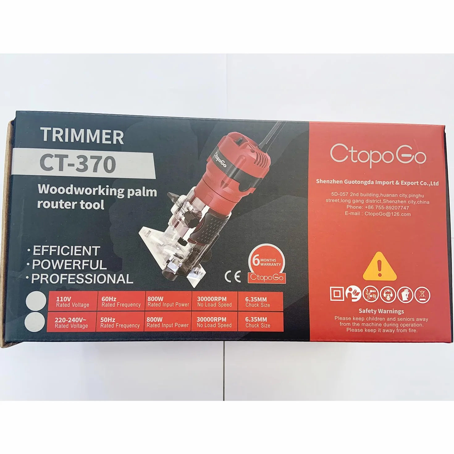 Herramienta compacta de enrutador de palma de madera, Rebajadoras Eléctricas, recortadora de mano, herramienta de corte de palma con 12 piezas de brocas de enrutador de 6mm 800W 220V