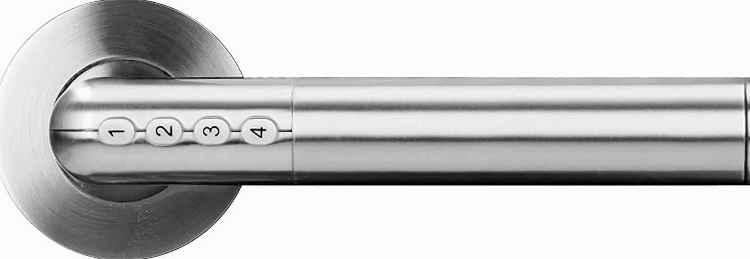 Cerradura Inteligente para Puerta con Código PIN y Bluetooth | Manilla Electrónica Digital | Maneta Inteligente IP44 para Casa Oficina y Airbnb