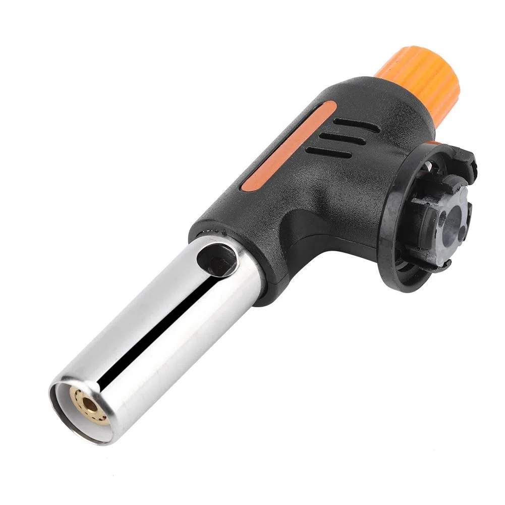 DEWIN Antorcha de Pistola de Llama, Antorcha de Gas para Acampar Soldadura Encendedor de Fuego Quemadores de Butano Pistola de Llama para Barbacoa