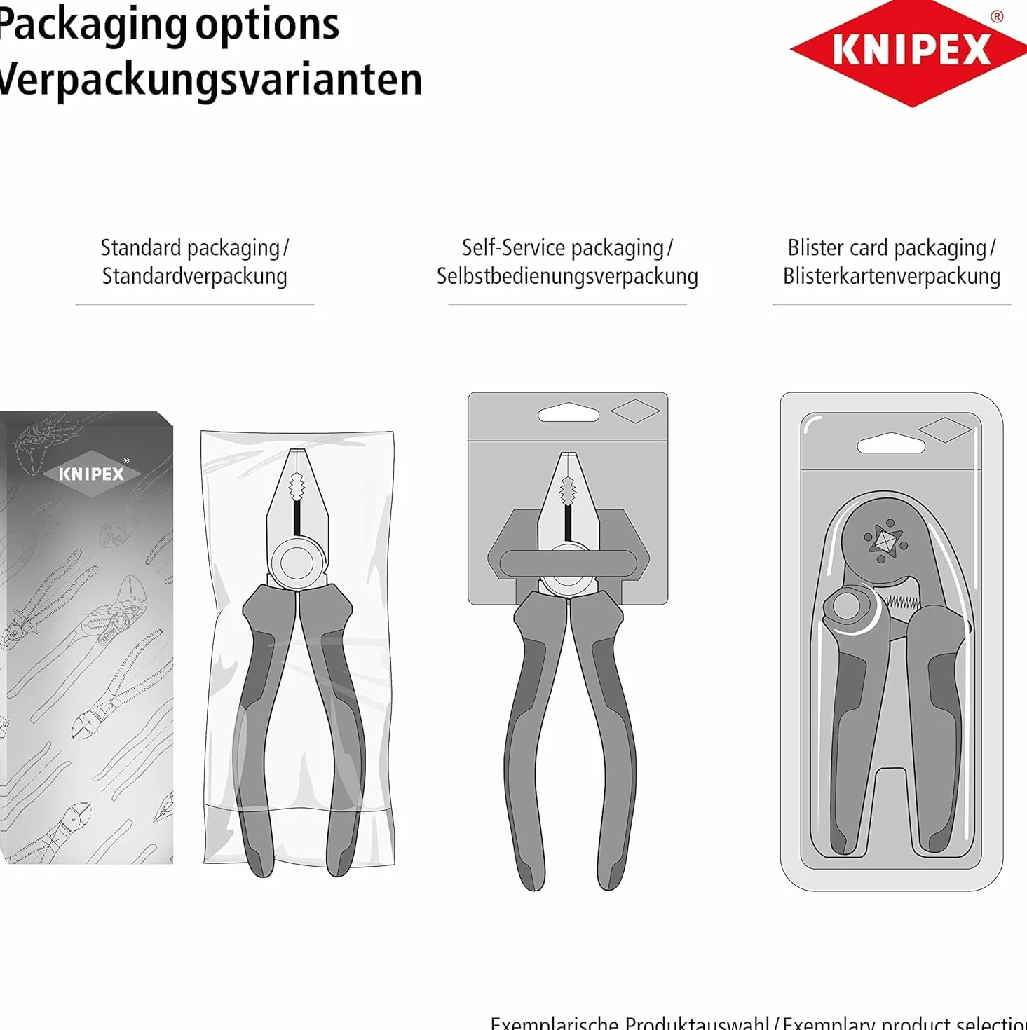 KNIPEX Cortabulones de corte frontal gran efecto palanca con cartulinas autoservicio recubiertos de plástico 200 mm, 61 01 200 SB