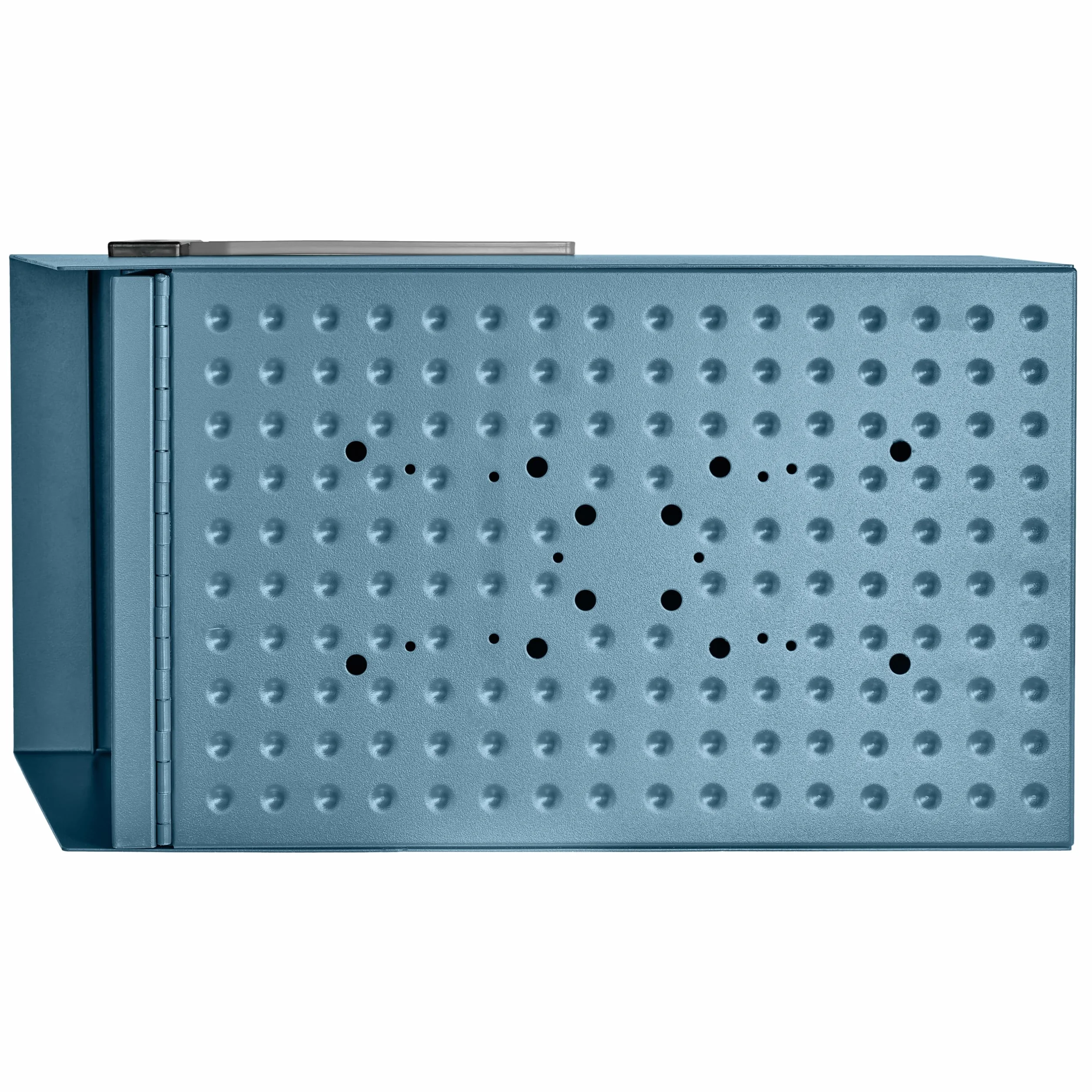 Mail Boss 7584 Mail Manager - Buzón de Seguridad con Bloqueo en la acera, Color Azul Siglo