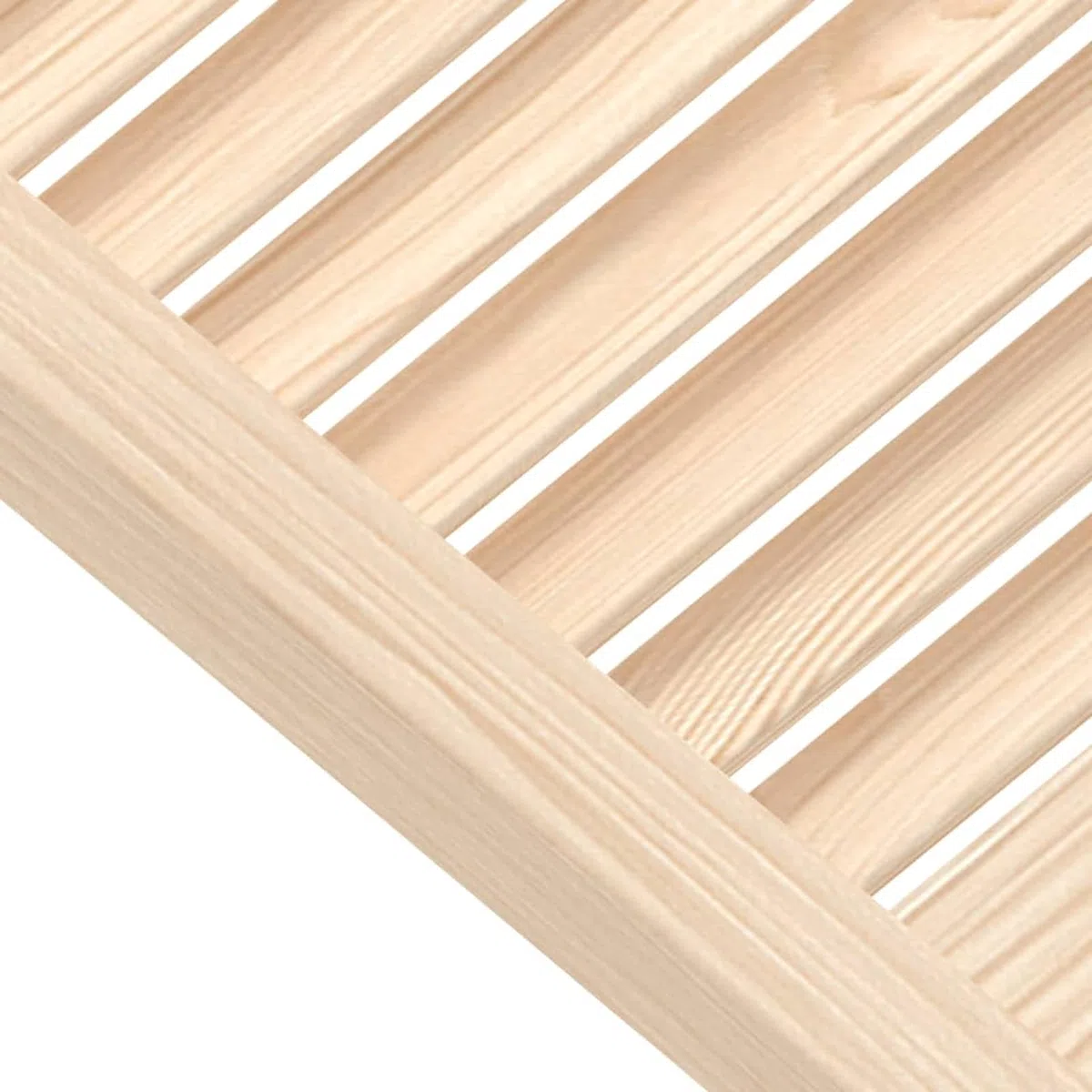 Rantry Puerta Tipo persiana Madera Maciza de Pino 61,5x49,4cm Puertas de armarios