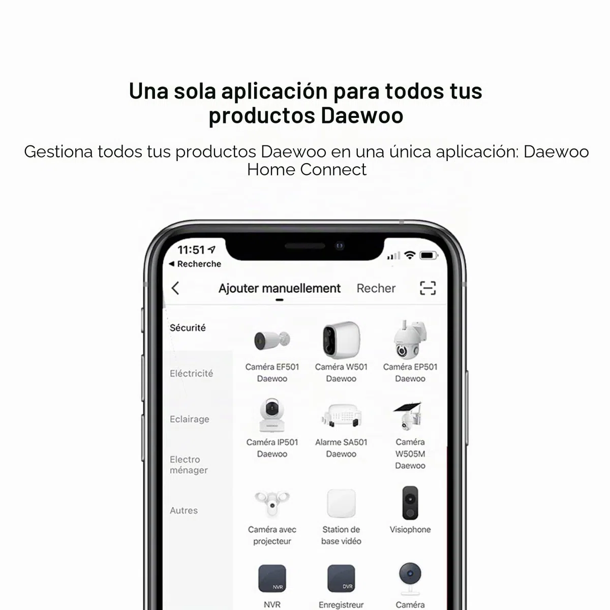 Daewoo Security Pack Alarma AM302, Central de Pantalla táctil de 7 Pulgadas, Detector de Movimiento Apto para Animales, contactores de Puerta y Mando a Distancia. Sirena y batería integradas. Control