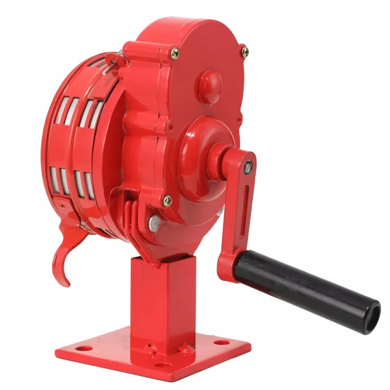 Sirena De Mano, Alarma Manual Portátil 110 Db, Operada Manualmente, Rojo